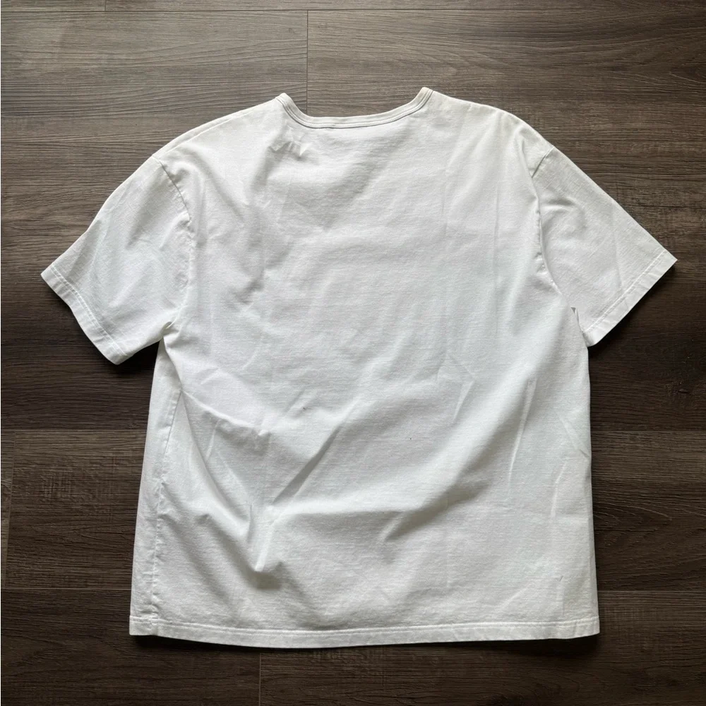 Burberry White Short Sleeve Embellished Crewneck Tee - Picture 5 of 5